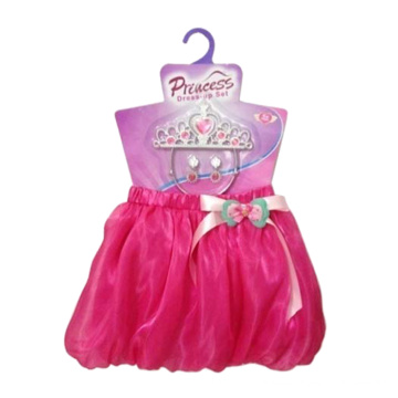 Las niñas favorecen el vestido de la princesa hermosa (10219143)